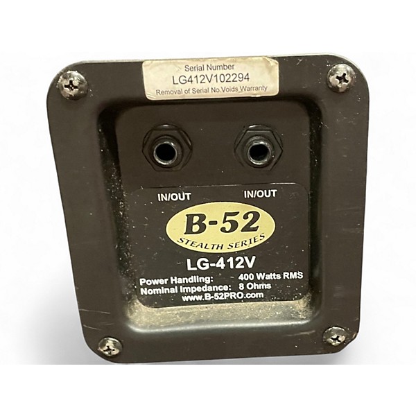 Used B-52 LG412V 4x12 400W Slant Guitar Cabinet