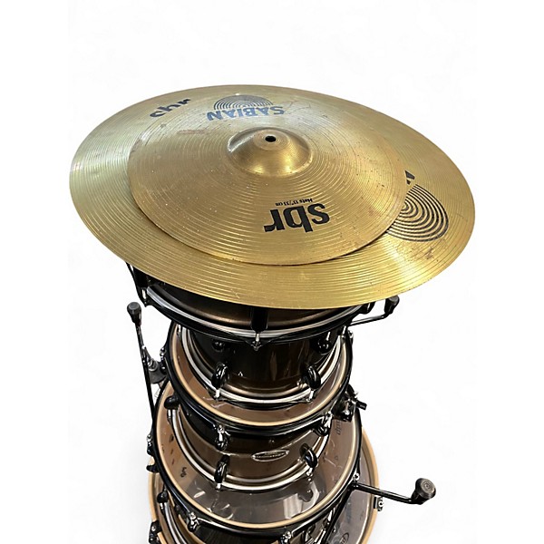 Used PDP by DW 5 Piece Mainstage Sparkle Gold Drum Kit