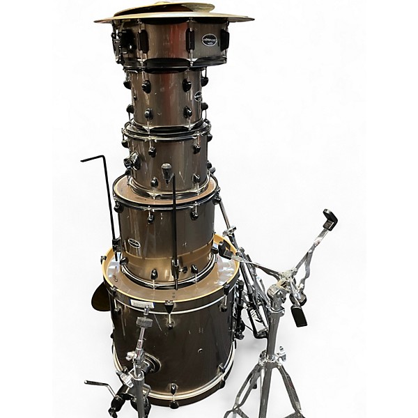 Used PDP by DW 5 Piece Mainstage Sparkle Gold Drum Kit