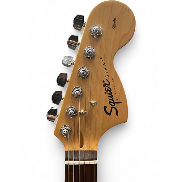 Used Squier Bullet Stratocaster Black Solid Body Electric Guitar