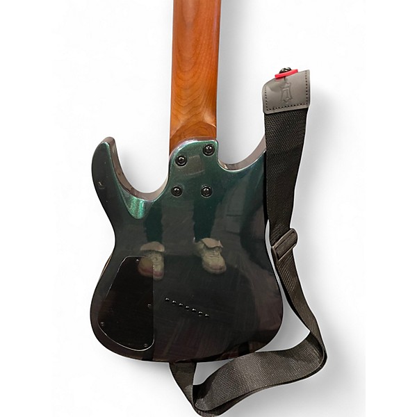 Used Harley Benton R-457FFB FLIP FLOP BLUE Solid Body Electric Guitar