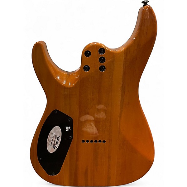 Used Schecter Guitar Research C-6 PRO CHARCOAL BURST Solid Body Electric Guitar