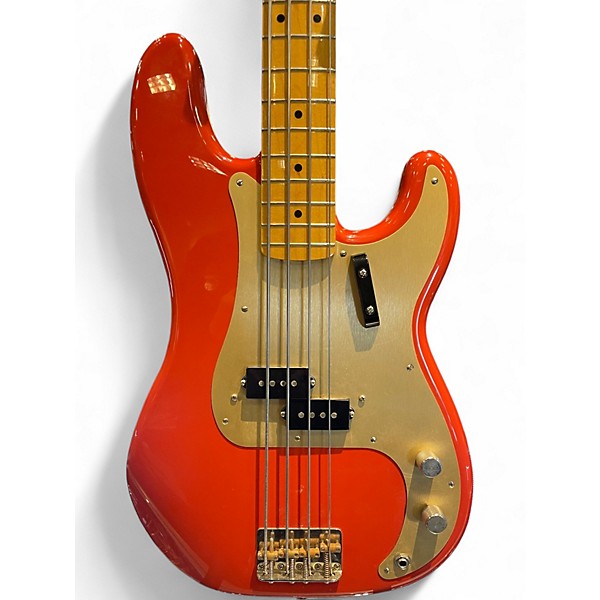Used Fender Vintera 50s Precision Bass Dakota Red Electric Bass Guitar