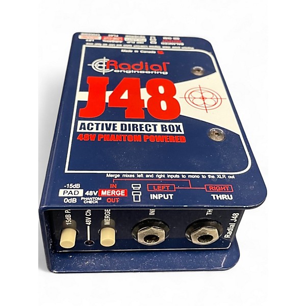 Used Radial Engineering J48 ACTIVE DIRECT BOX Direct Box
