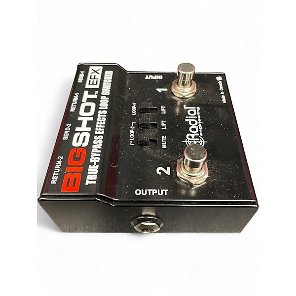 Used Radial Engineering Bigshot True Bypass FX Loop Switcher Pedal