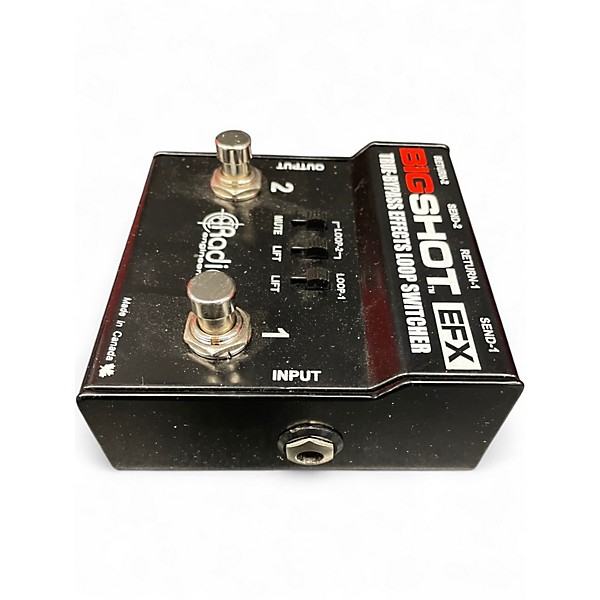 Used Radial Engineering Bigshot True Bypass FX Loop Switcher Pedal