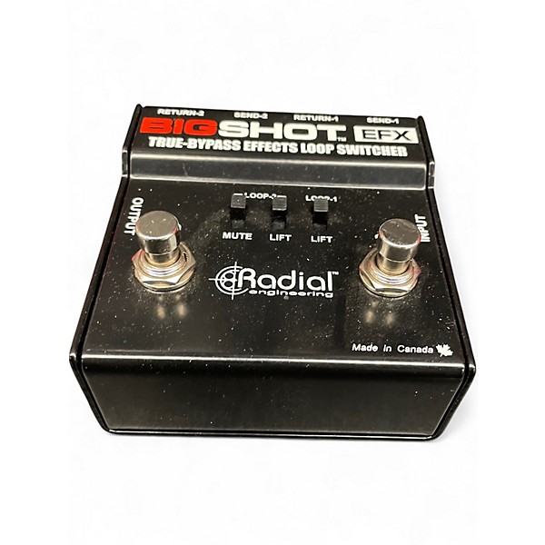 Used Radial Engineering Bigshot True Bypass FX Loop Switcher Pedal
