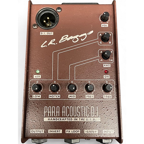 Used LR Baggs Para Acoustic DI Direct Box Pre With EQ Direct Box