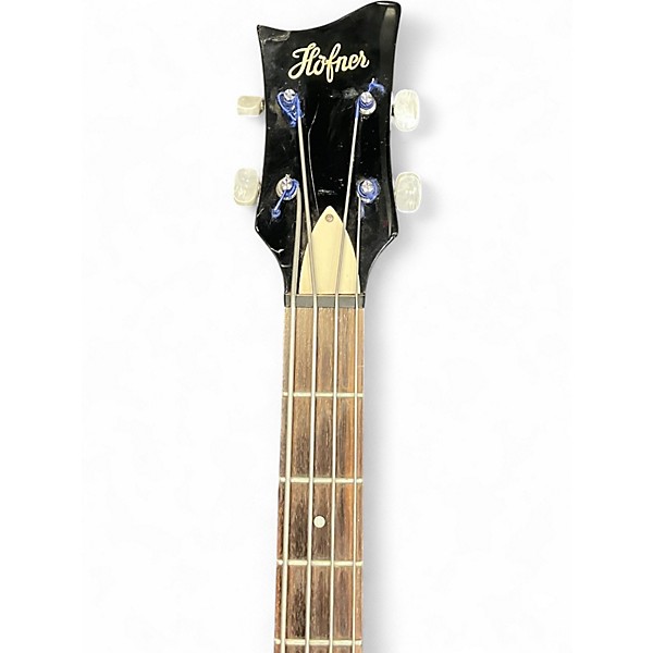 Used Hofner Ignition Series Vintage 4 String Black Electric Bass Guitar