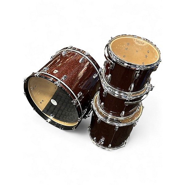 Used Ludwig 5 Piece Super Classic COPPER SPARKLE Drum Kit