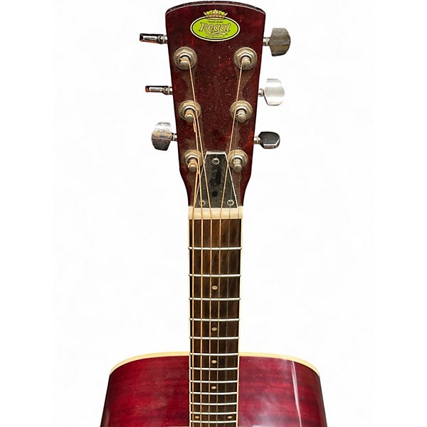 Used Regal RD40 Flat Red Resonator Guitar