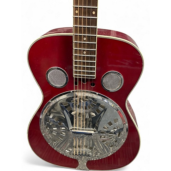 Used Regal RD40 Flat Red Resonator Guitar
