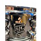 Used SJC Drums 14in  ALPHA STEEL SILVER Drum
