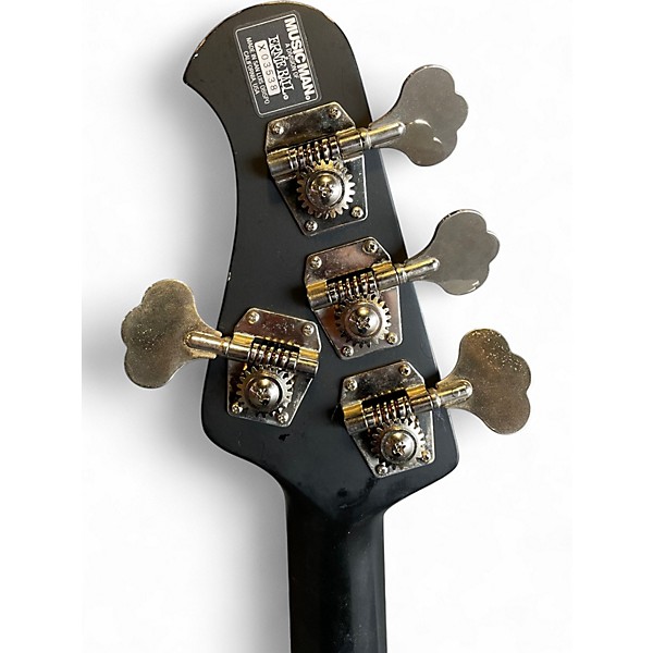 Used 2003 Ernie Ball Music Man SUB Bass 4 Black Electric Bass Guitar
