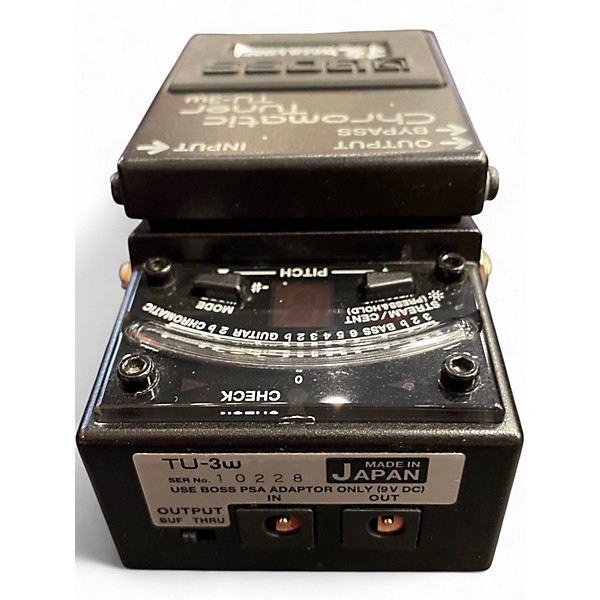 Used BOSS TU3W Waza Craft Chromatic Tuner Pedal