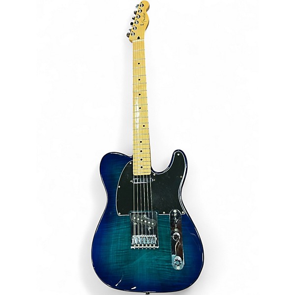 Used 2022 Fender Player Plus Telecaster Plus Top Blue Burst Solid Body Electric Guitar