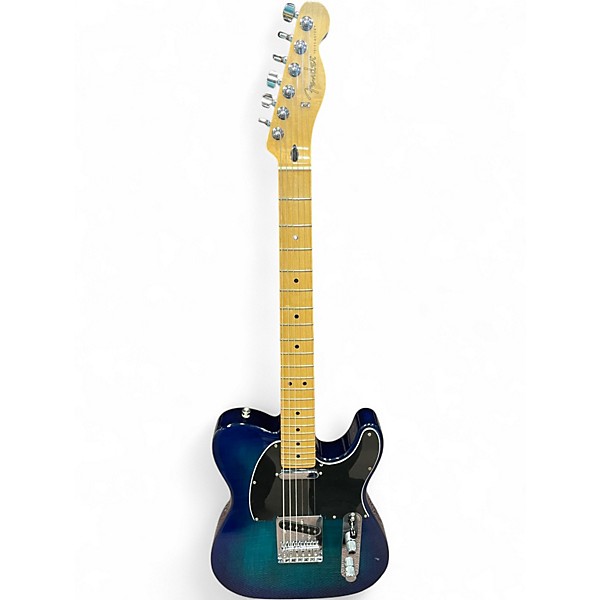 Used 2022 Fender Player Plus Telecaster Plus Top Blue Burst Solid Body Electric Guitar