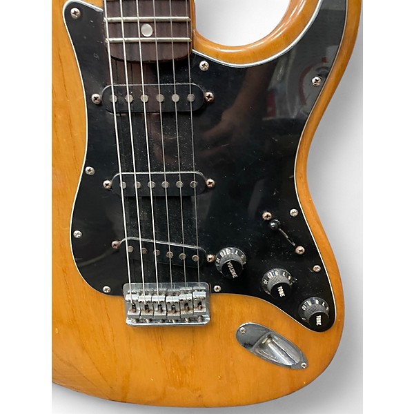 Vintage 1980 Fender Stratocaster Natural Solid Body Electric Guitar
