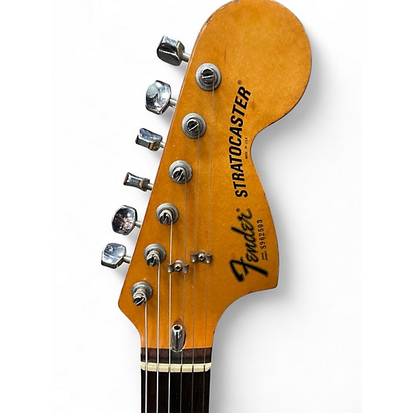 Vintage 1980 Fender Stratocaster Natural Solid Body Electric Guitar