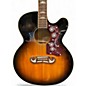 Used Epiphone EJ200SCE 2 Tone Sunburst Acoustic Electric Guitar