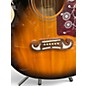 Used Epiphone EJ200SCE 2 Tone Sunburst Acoustic Electric Guitar