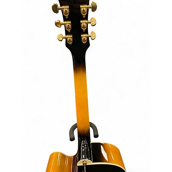 Used Epiphone EJ200SCE 2 Tone Sunburst Acoustic Electric Guitar