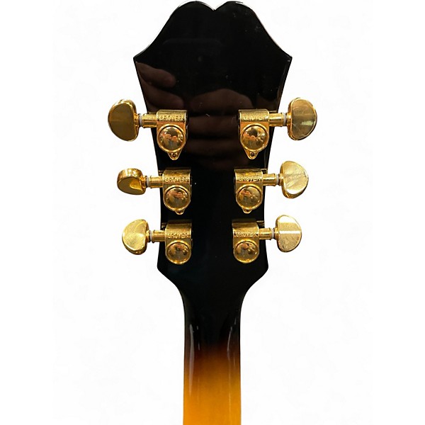 Used Epiphone EJ200SCE 2 Tone Sunburst Acoustic Electric Guitar