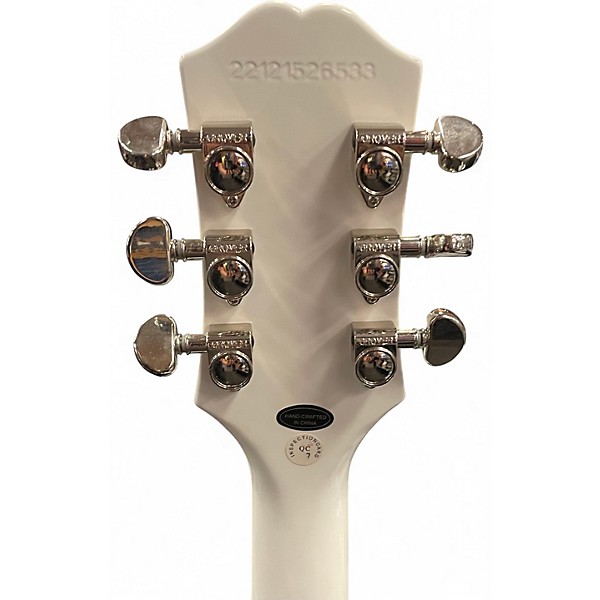 Used Epiphone Les Paul Studio Alpine White Solid Body Electric Guitar