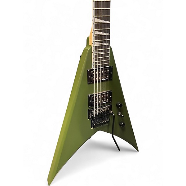 Used Jackson JS32 King V OLIVE DRAB Solid Body Electric Guitar
