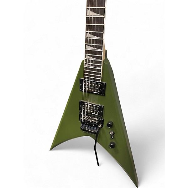 Used Jackson JS32 King V OLIVE DRAB Solid Body Electric Guitar
