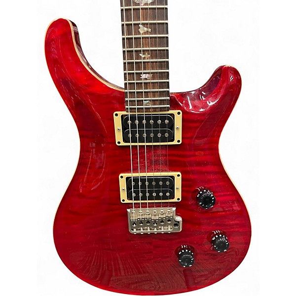 Used PRS Custom 24 10 Top Ruby Solid Body Electric Guitar