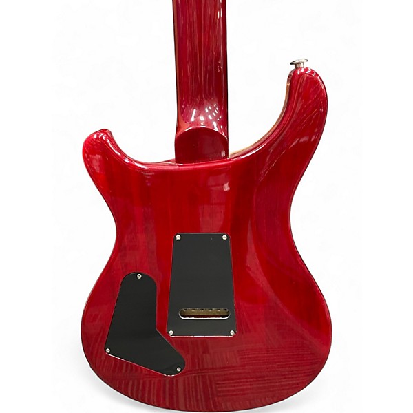 Used PRS Custom 24 10 Top Ruby Solid Body Electric Guitar