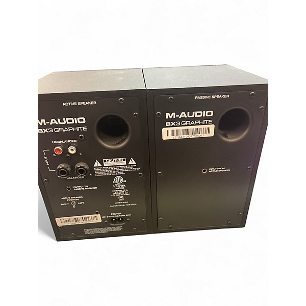 Used M-Audio BX3 GRAPHITE Powered Monitor