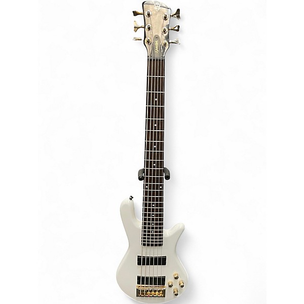 Used Spector Legend 6 Classic White Electric Bass Guitar