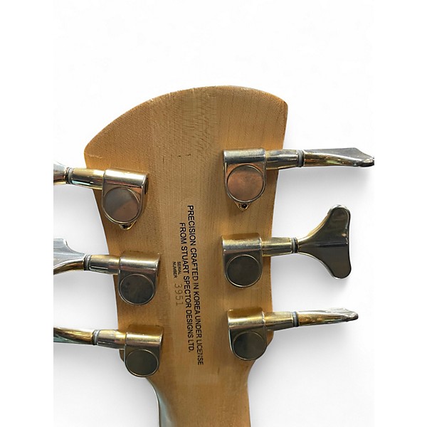 Used Spector Legend 6 Classic White Electric Bass Guitar