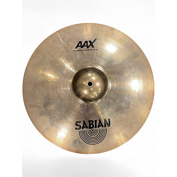 Used SABIAN 16in AAX Recording Crash Cymbal