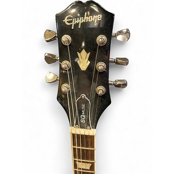 Used Epiphone SG Muse Metallic Black Solid Body Electric Guitar