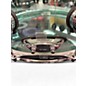 Used DW 14in Design Series Acrylic Snare Drum Sea Glass Drum