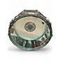 Used DW 14in Design Series Acrylic Snare Drum Sea Glass Drum