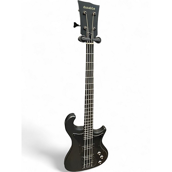 Used Dunable Guitars THUNDERCLAPPER Black Electric Bass Guitar