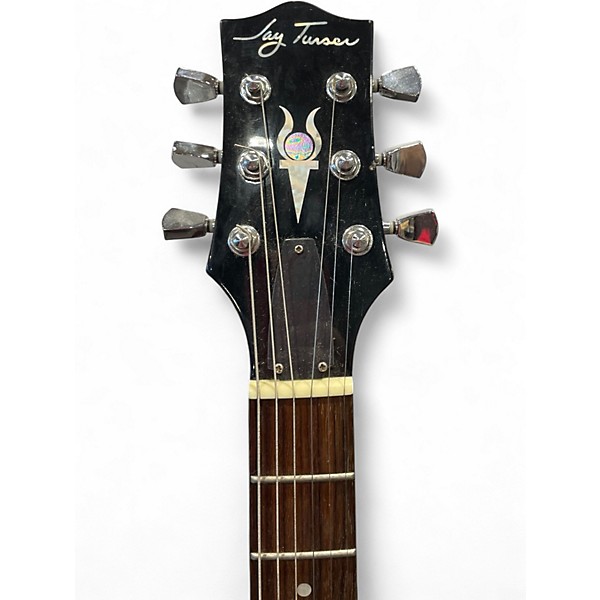 Used Jay Turser JT50 dark walnut Solid Body Electric Guitar