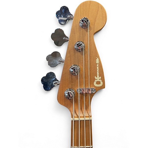 Used 2022 Charvel Pro Mod San Dimas Bass PJ IV platinum pearl Electric Bass Guitar