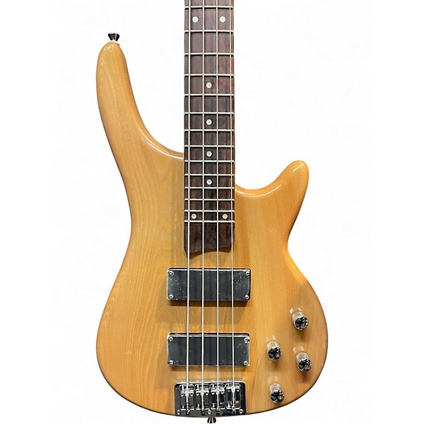 Used Cozart 4 String Natural Electric Bass Guitar