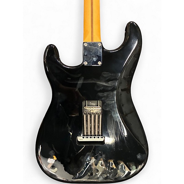 Used Fender Partscaster Black Solid Body Electric Guitar