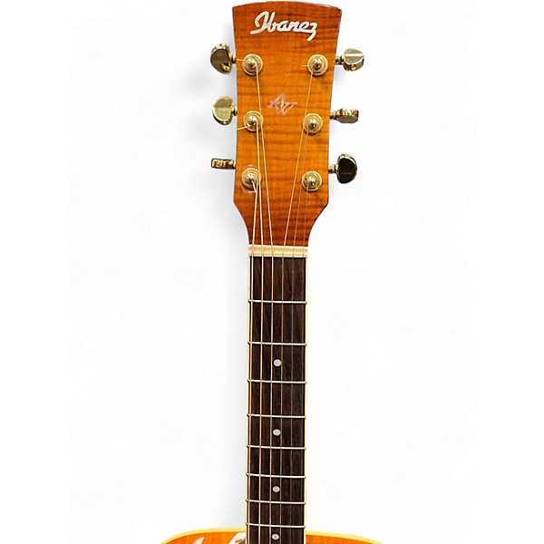 Used Ibanez AW200 Cherry Sunburst Acoustic Guitar