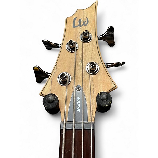 Used ESP LTD B204 Natural Electric Bass Guitar