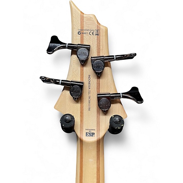 Used ESP LTD B204 Natural Electric Bass Guitar