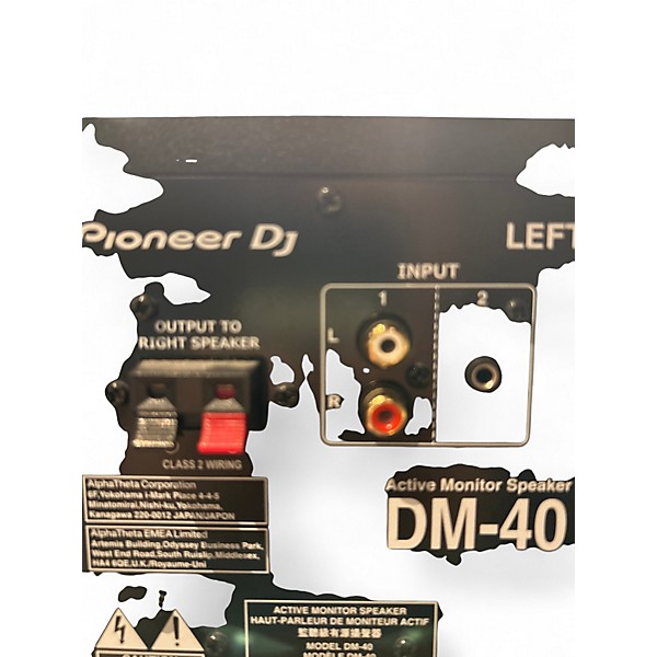 Used Pioneer DJ DM-40 PAIR Powered Monitor
