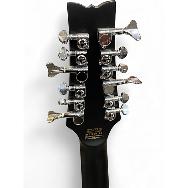 Used Schecter Guitar Research dUg Pinnick DP12 Matte Black Electric Bass Guitar