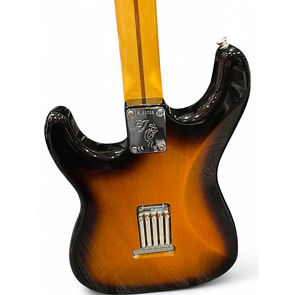 Used 2021 Fender ERIC JOHNSON CLIFFS OF DOVER STRAT 2 Color Sunburst Solid Body Electric Guitar